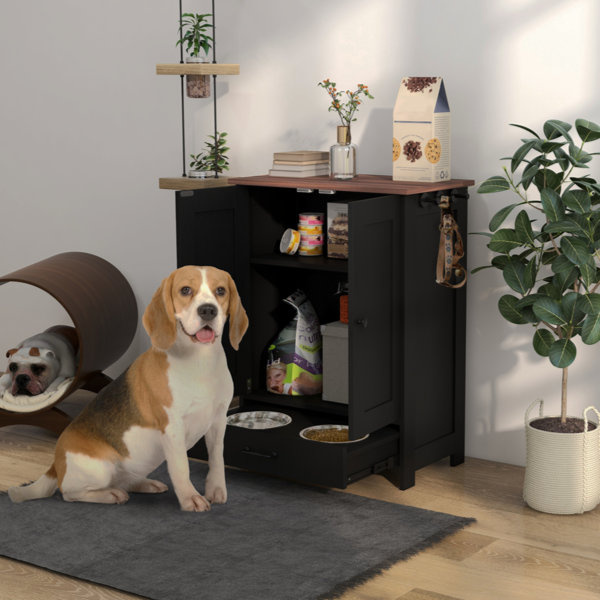 Artistic Dog Food Storage Cabinet View in HD